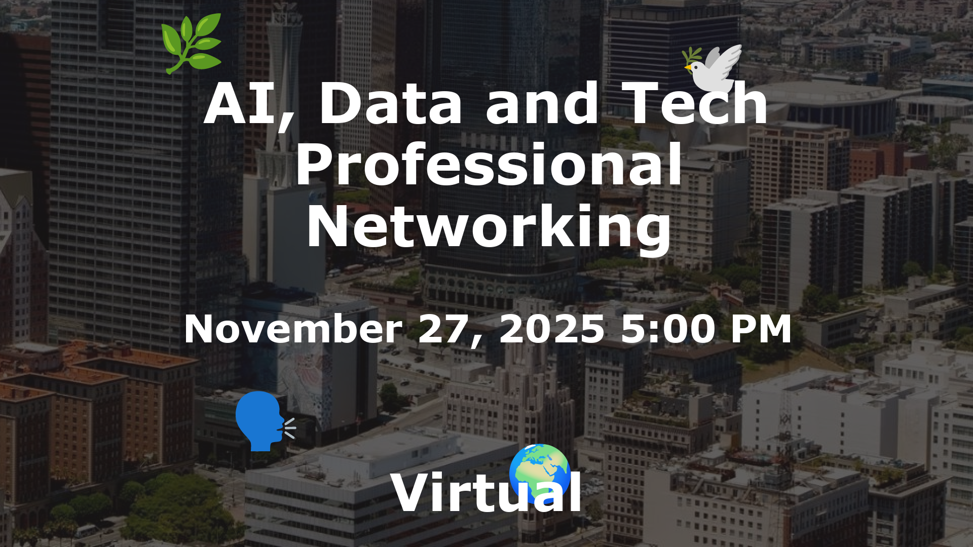 AI, Data and Tech Professional Networking event image